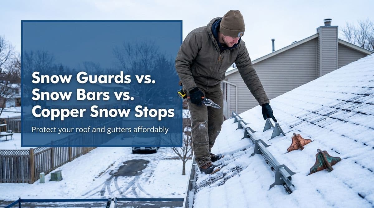 Featured post - Snow Guards vs. Snow Bars vs. Copper Snow Stops